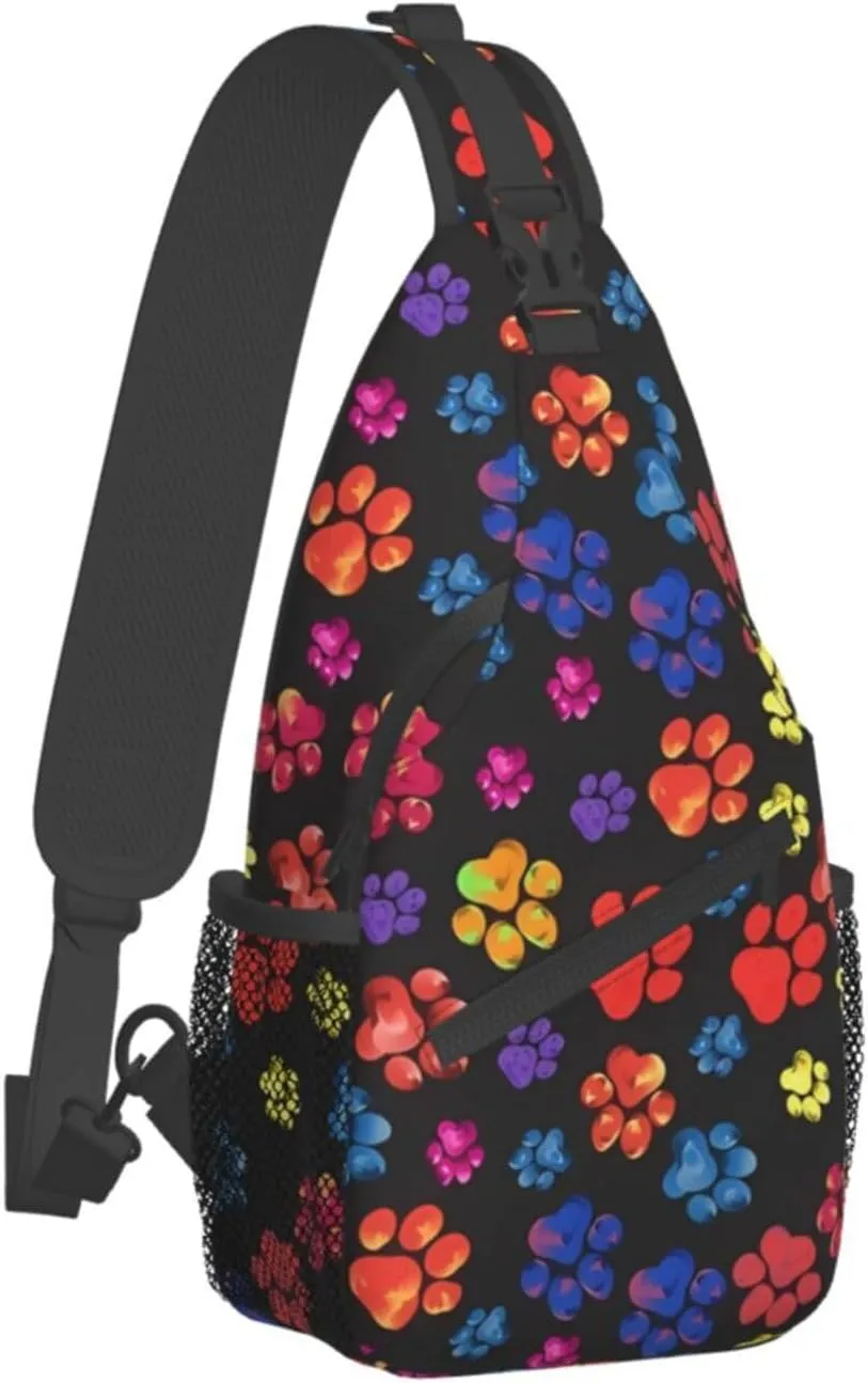 Fashion Chest Sling Bag For Women Men Adjustable Strap Crossbody Shoulder Backpack Hiking Travel Fashion Unisex Daypack