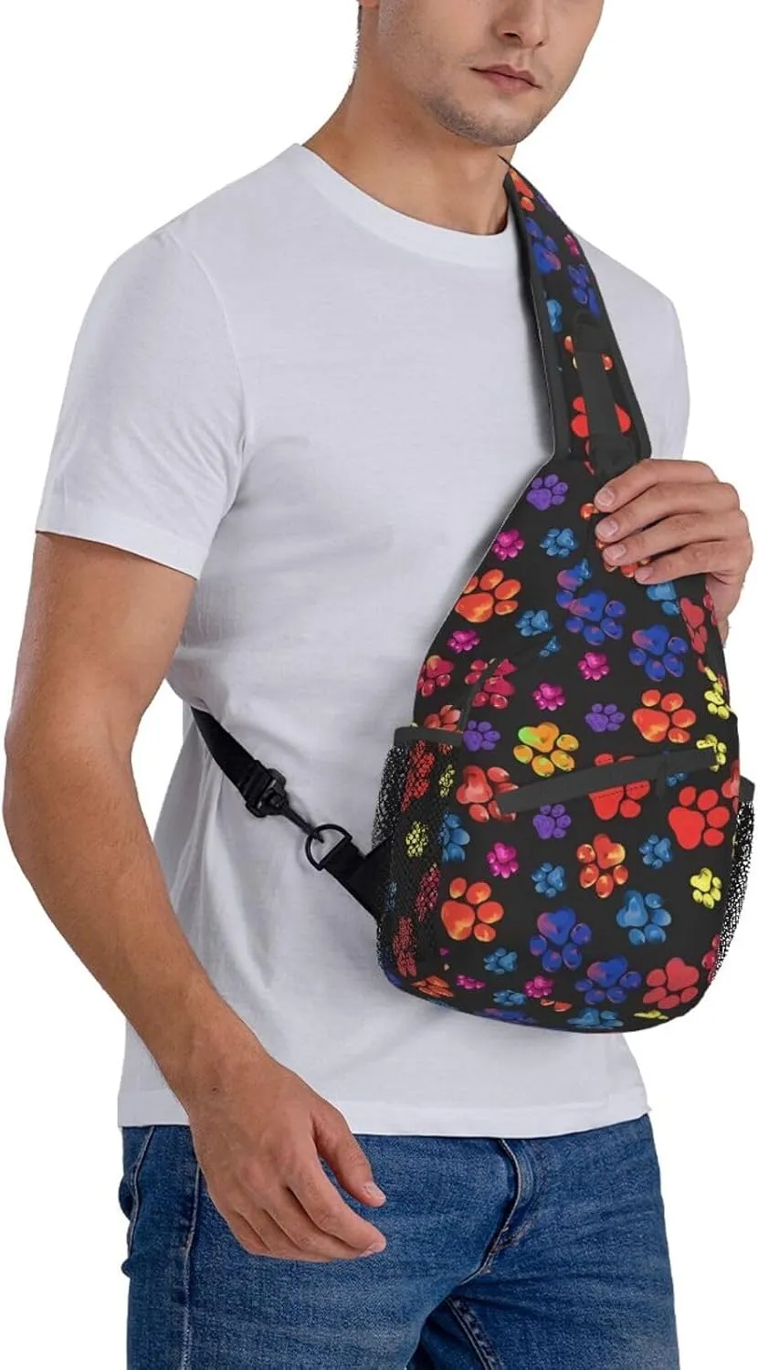 Fashion Chest Sling Bag For Women Men Adjustable Strap Crossbody Shoulder Backpack Hiking Travel Fashion Unisex Daypack