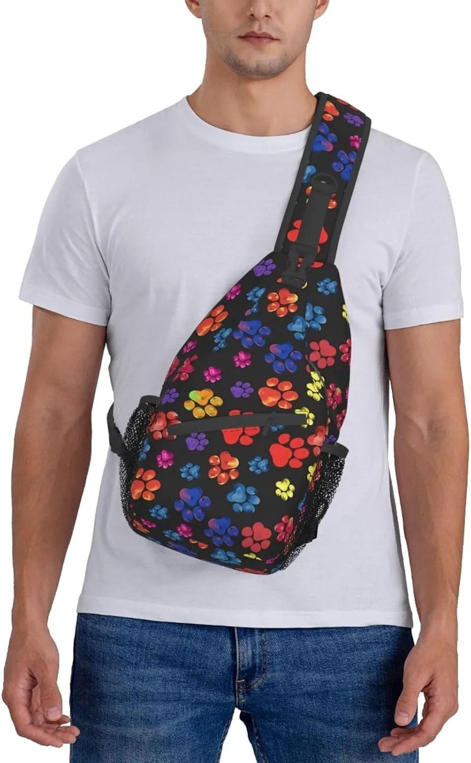 Fashion Chest Sling Bag For Women Men Adjustable Strap Crossbody Shoulder Backpack Hiking Travel Fashion Unisex Daypack