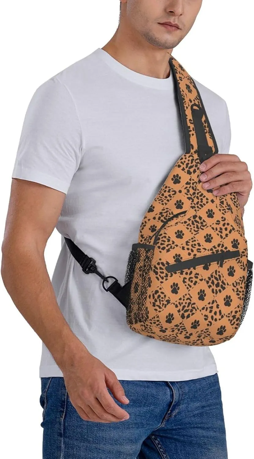 Fashion Chest Sling Bag For Women Men Adjustable Strap Crossbody Shoulder Backpack Hiking Travel Gym Unisex Daypack