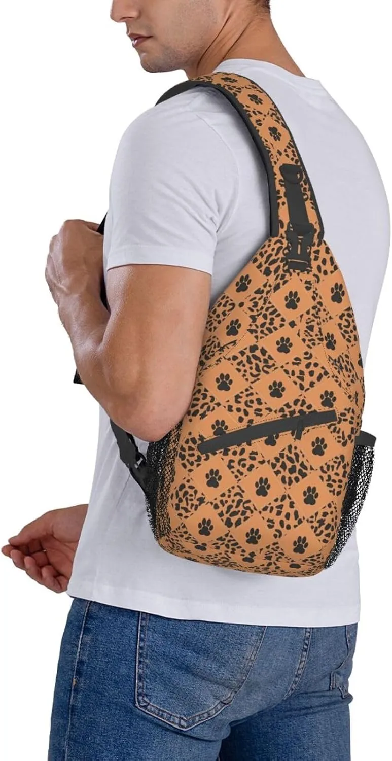 Fashion Chest Sling Bag For Women Men Adjustable Strap Crossbody Shoulder Backpack Hiking Travel Gym Unisex Daypack