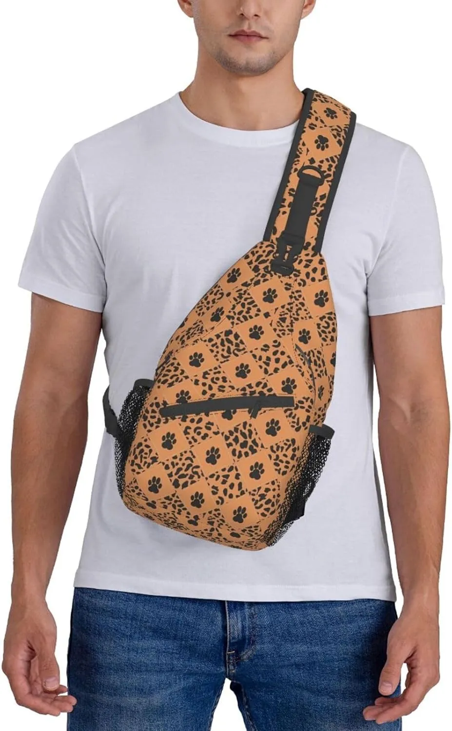 Fashion Chest Sling Bag For Women Men Adjustable Strap Crossbody Shoulder Backpack Hiking Travel Gym Unisex Daypack