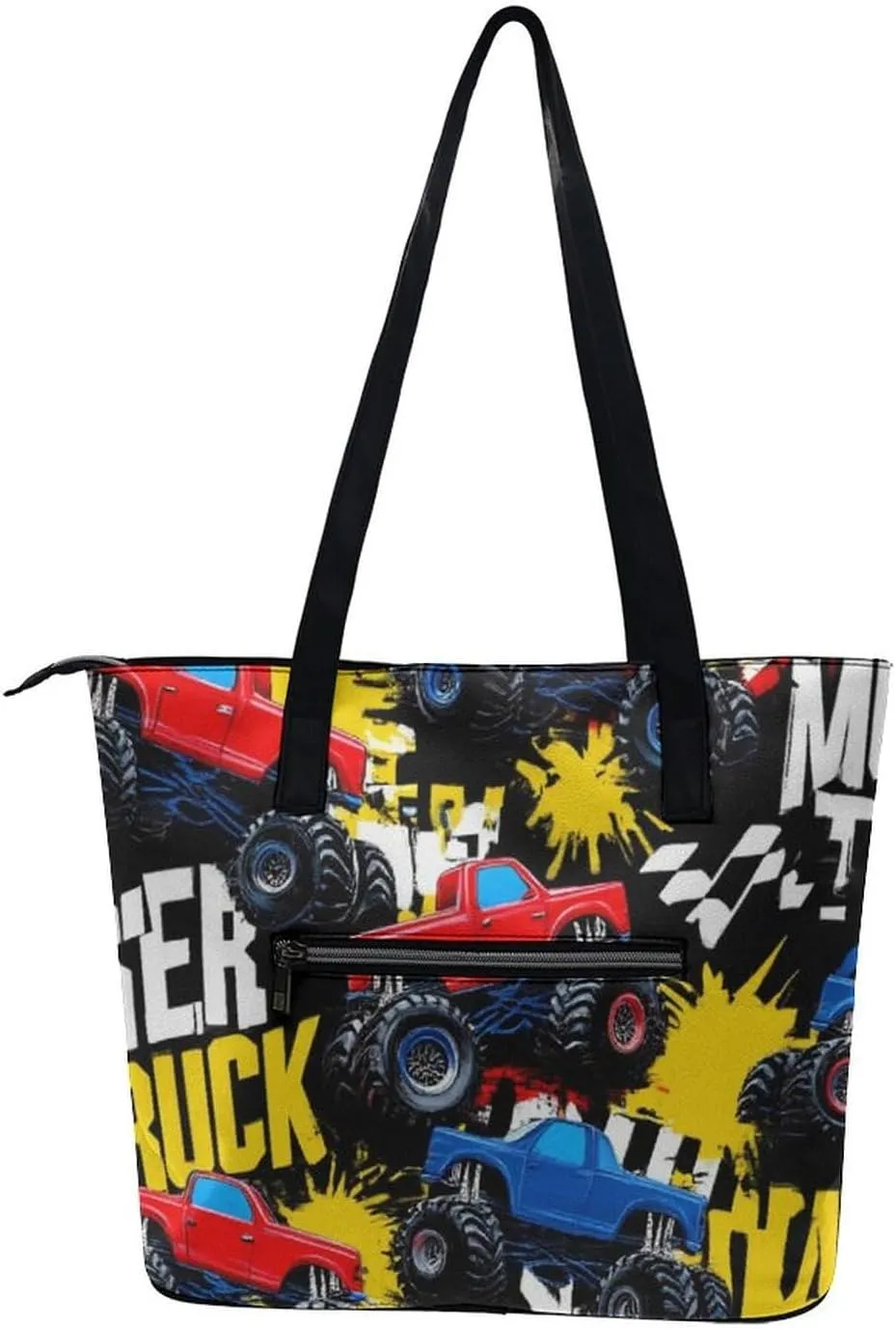 Fashion Leather Tote Bag Travel Work Daily Essentials Handbag Unisex Handbag