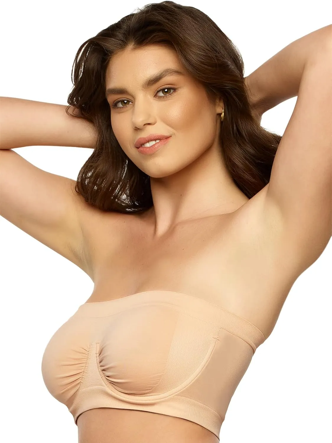 Felina Paramour Body Smooth Seamless Underwire Bandeau Bra