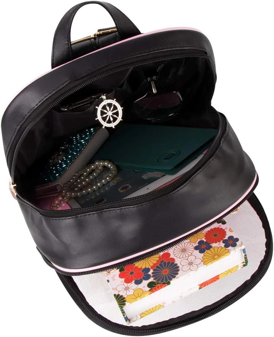 FF1 Candy Leather Bow Backpack Clear Beach Girls Bag Ita Bag