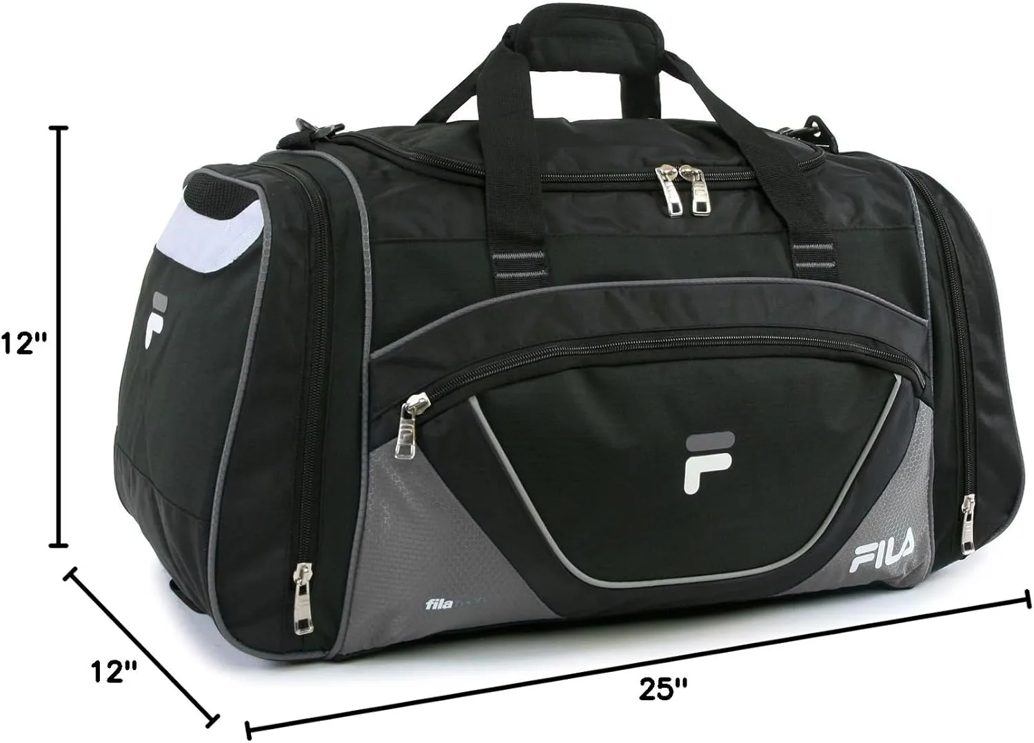Fila Acer 25" Sport Duffel Bag, Navy Neon