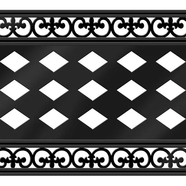 Fleur Scroll Sassafras Mat Tray