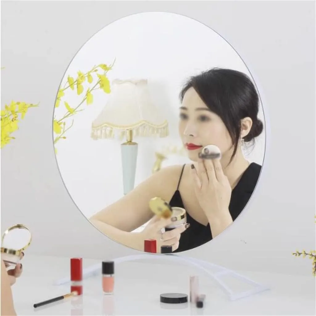 FMURY Makeup Mirrors Desktop Desktop Large Dressing Mirrors Dormitory Student Beauty Girl Mirrors(50cm)