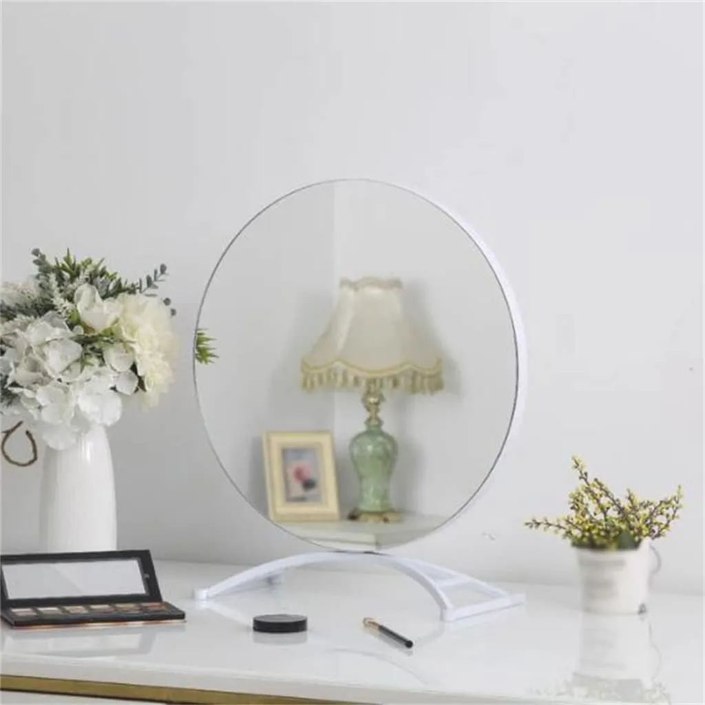 FMURY Makeup Mirrors Desktop Desktop Large Dressing Mirrors Dormitory Student Beauty Girl Mirrors(50cm)