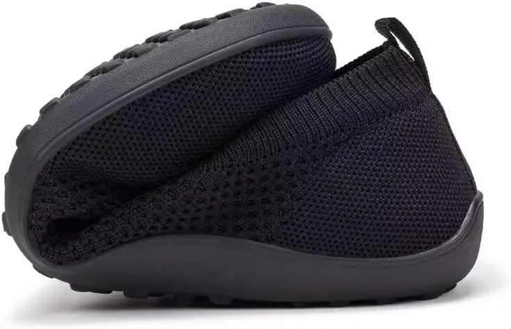 Frank Mully Womens Walking Shoes Wide Toe Box Barefoot Shoes Knitted Fashion Sneaker with Arch Support