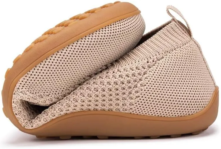 Frank Mully Womens Walking Shoes Wide Toe Box Barefoot Shoes Knitted Fashion Sneaker with Arch Support
