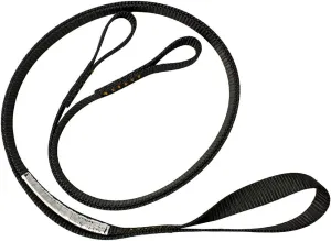 Fusion Climb Y Legged Lanyard with Loops Adjustable, Black