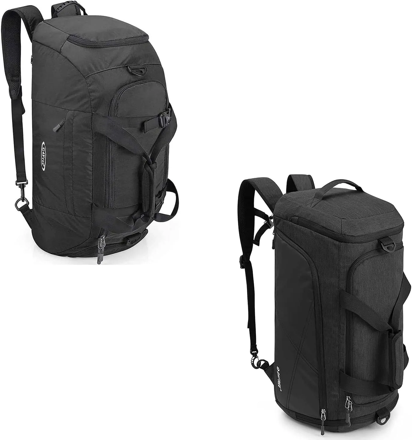 G4Free 40L 3-Way Duffle Backpack Gym Bag with 45L 3-Way Duffle Backpack Gym Bag