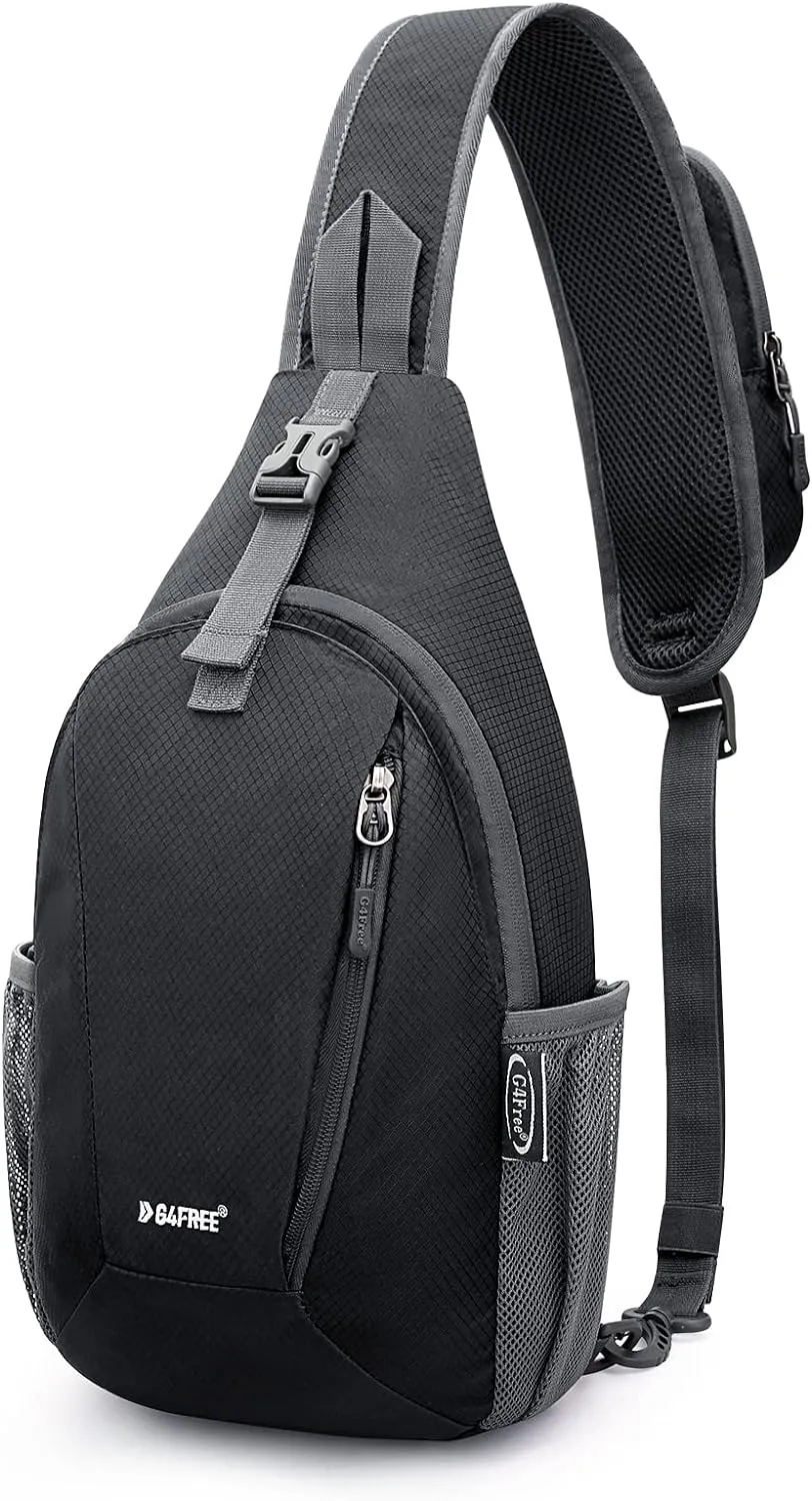 G4Free RFID Sling Bag Crossbody Sling Backpack Small Chest Shoulder Backpack Men Women Hiking Outdoor