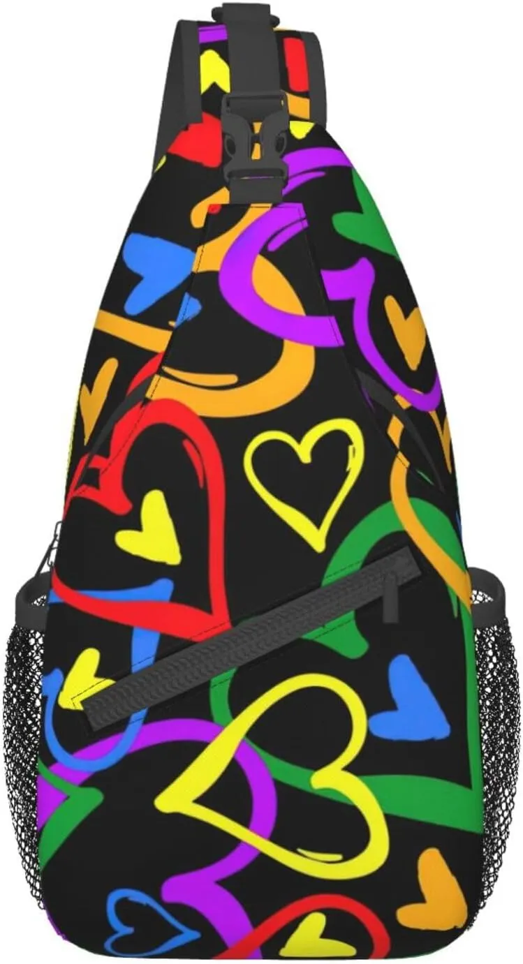 Galaxy Unisex Crossbody Backpack Travel Hiking Casual Chest Bags Lightweight Fashion