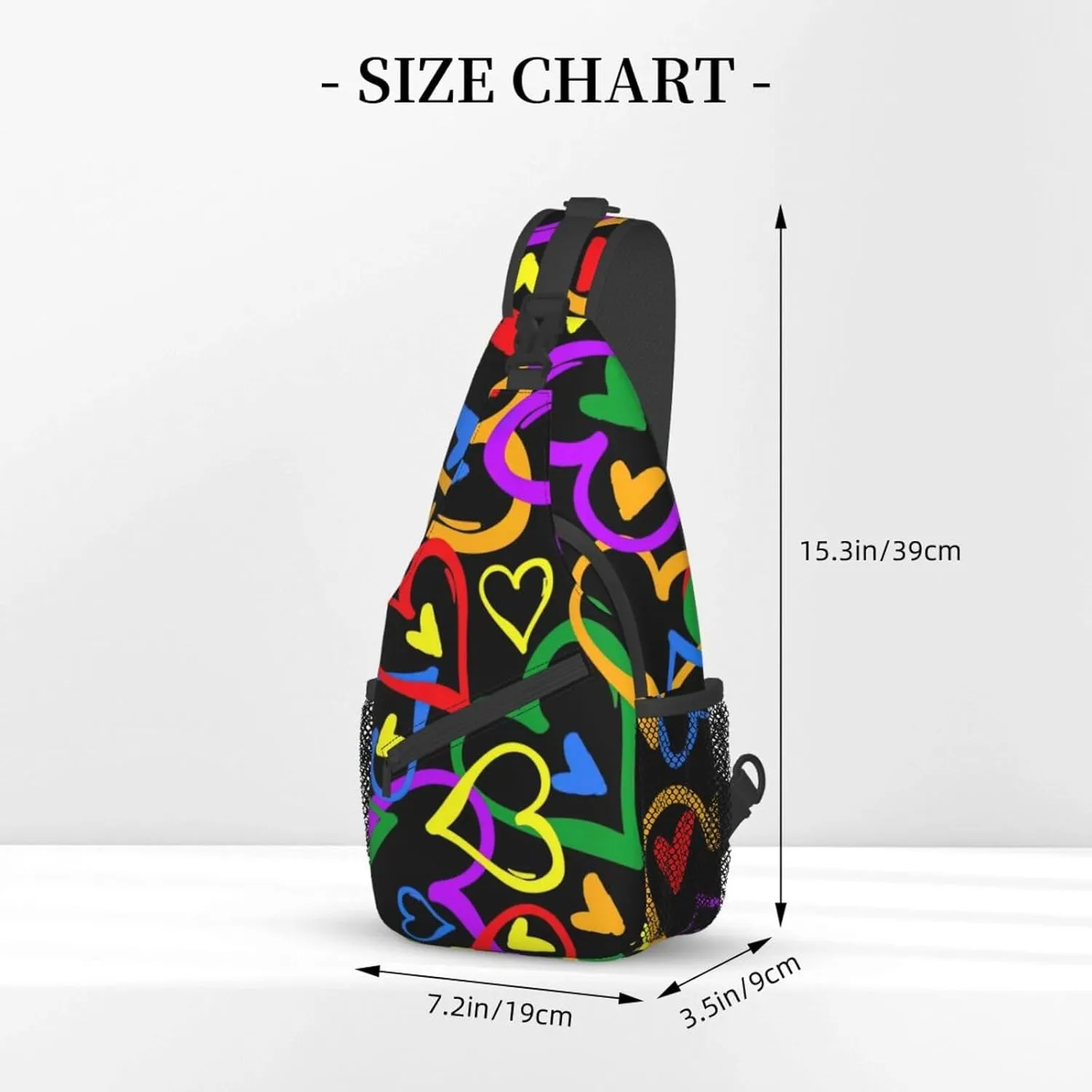Galaxy Unisex Crossbody Backpack Travel Hiking Casual Chest Bags Lightweight Fashion