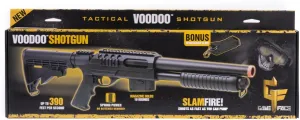 Game Face ASGM47 VooDoo Spring-Powered Pump Action Airsoft Shotgun Black 6.0mm