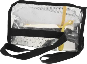GANAZONO Transparent Storage Bag Small Beach Bag Traveling Clear Beach Bag for Women Cosmetic Bag Women Bag