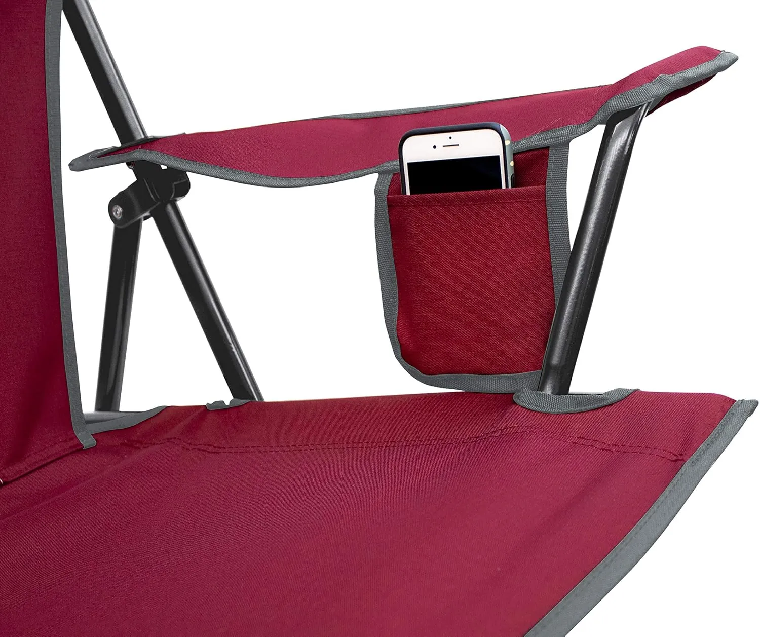 GCI Outdoor Sunshade Comfort Pro Chair, Cinnamon Red