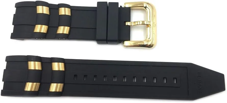 Genuine Invicta Pro Diver 26mm Black Watch Strap for Model 6981, 6983, 6985, 6995