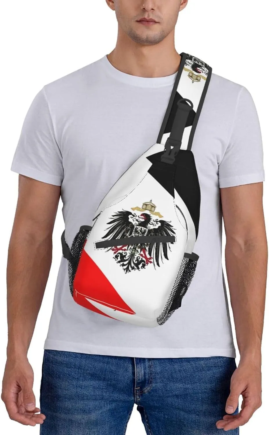 Germany Crossbody Bag German Shoulder Bag Backpack Germany Flag Sling Bag Chest Casual Daypack Bag