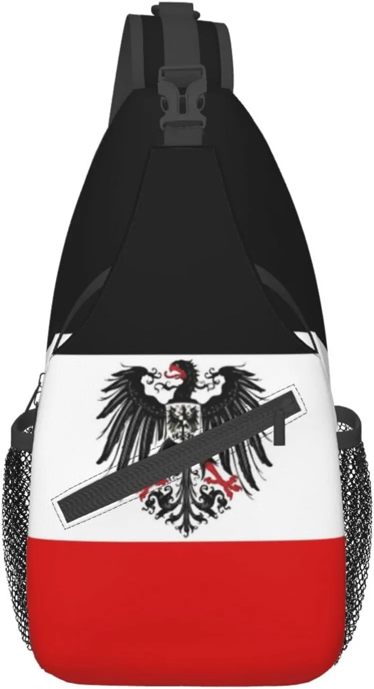 Germany Crossbody Bag German Shoulder Bag Backpack Germany Flag Sling Bag Chest Casual Daypack Bag
