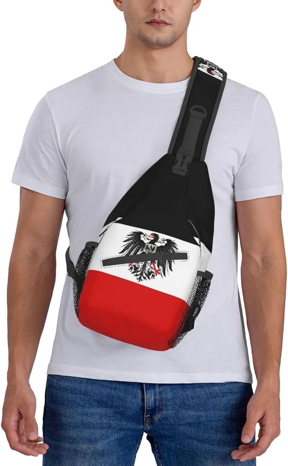 Germany Crossbody Bag German Shoulder Bag Backpack Germany Flag Sling Bag Chest Casual Daypack Bag