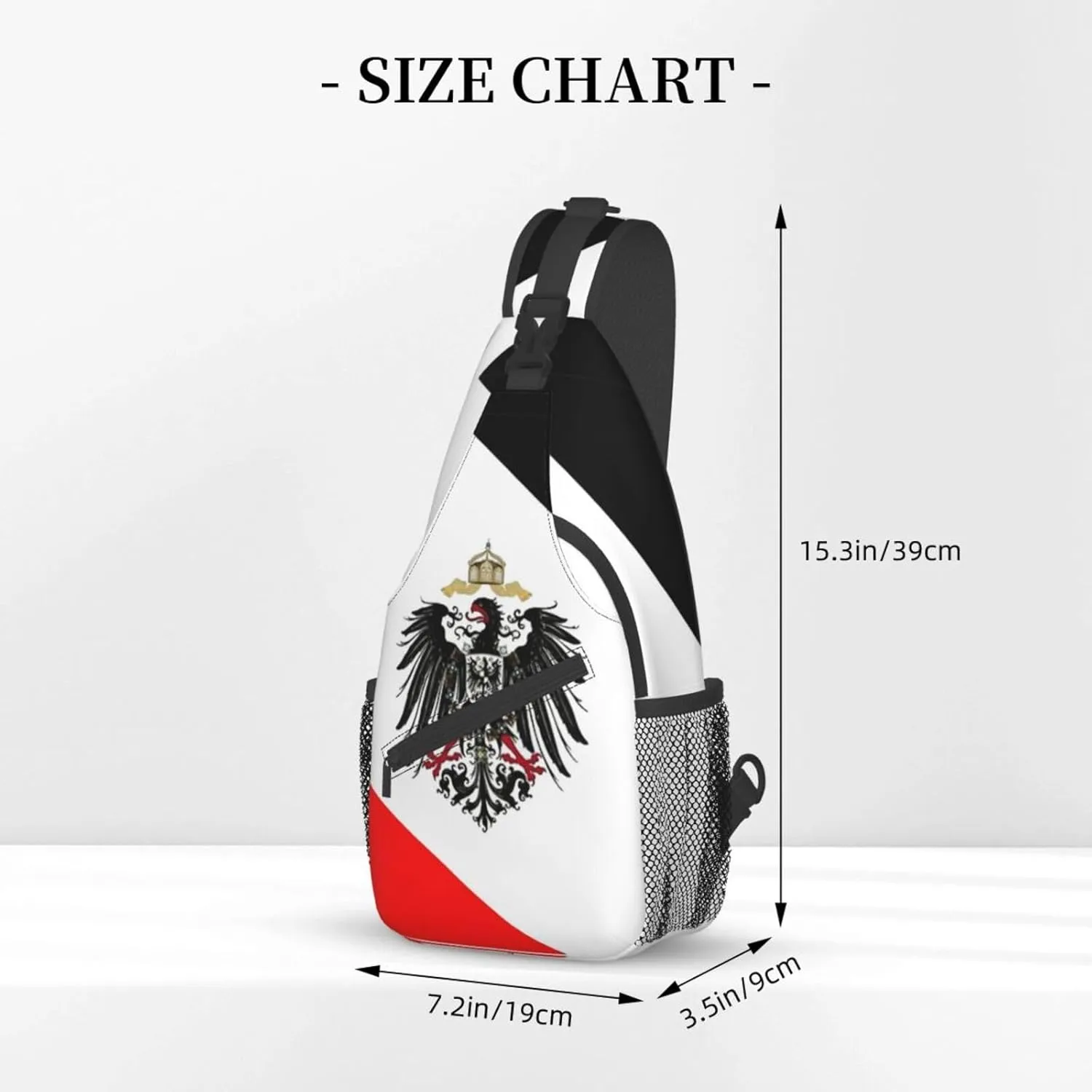 Germany Crossbody Bag German Shoulder Bag Backpack Germany Flag Sling Bag Chest Casual Daypack Bag