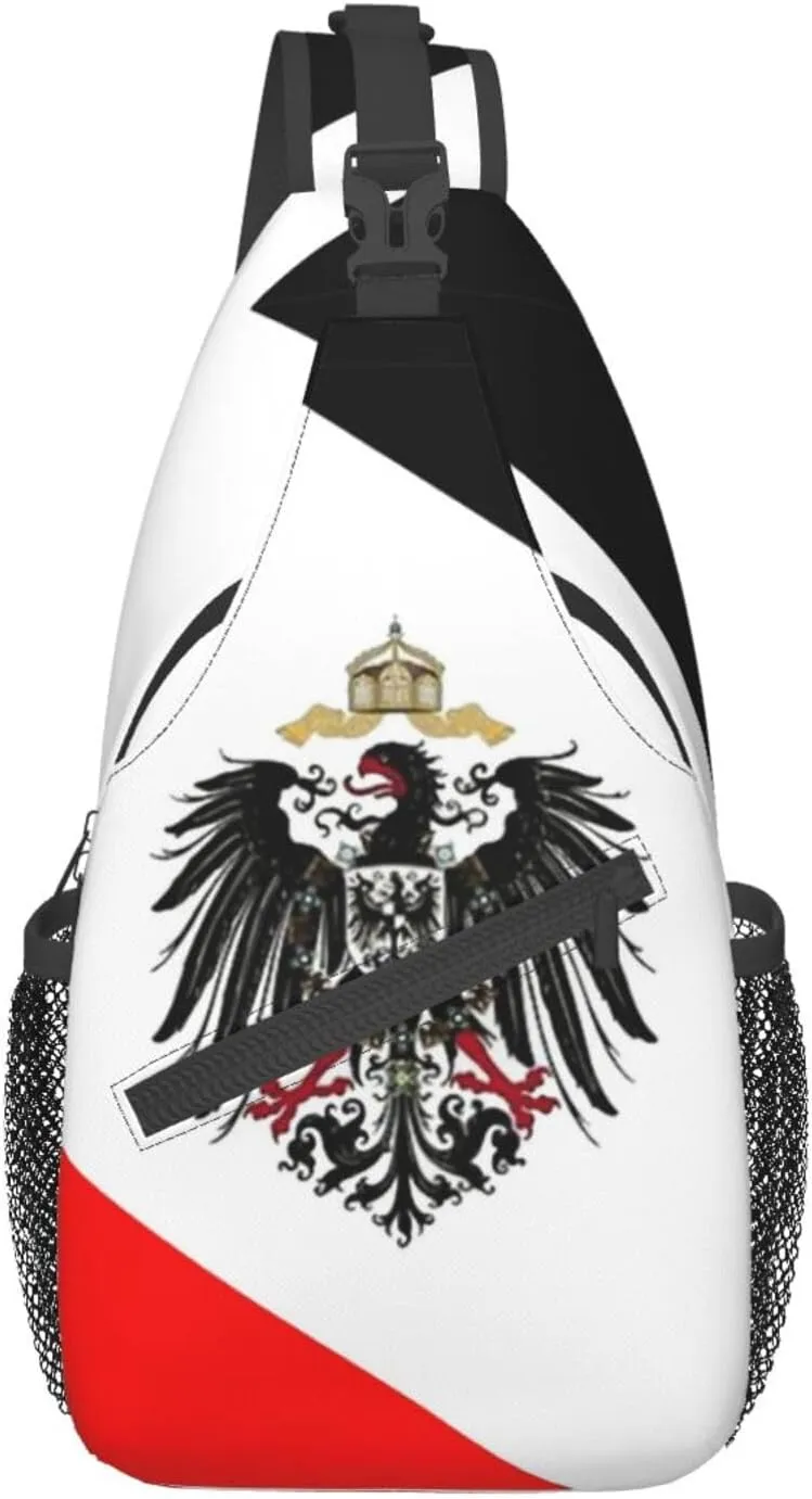 Germany Crossbody Bag German Shoulder Bag Backpack Germany Flag Sling Bag Chest Casual Daypack Bag