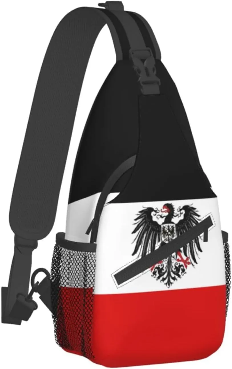 Germany Crossbody Bag German Shoulder Bag Backpack Germany Flag Sling Bag Chest Casual Daypack Bag