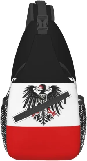 Germany Crossbody Bag German Shoulder Bag Backpack Germany Flag Sling Bag Chest Casual Daypack Bag