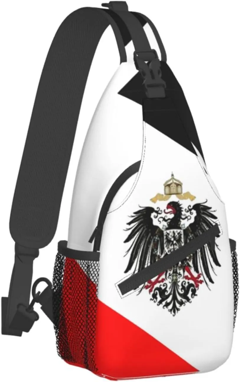 Germany Crossbody Bag German Shoulder Bag Backpack Germany Flag Sling Bag Chest Casual Daypack Bag