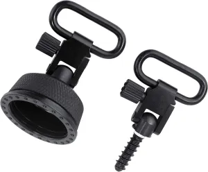 Gocher Quick Detachable Sling Swivel Cap Set with 1" Quick Release Tri-Lock Swivels Adapter for REM 870 12GA S8002/20GA S8005