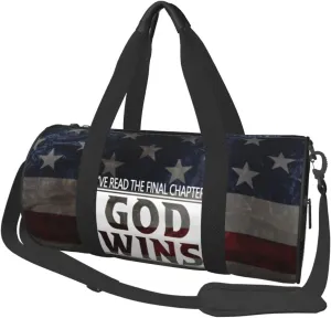 God Wins I'Ve Read The Final-Chapter Duffel Bag Gym Bag Travel Sports Tote Large Foldable Beach Swim Yoga1