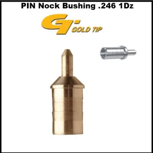 Gold Tip Pin Bushing .246 12pk