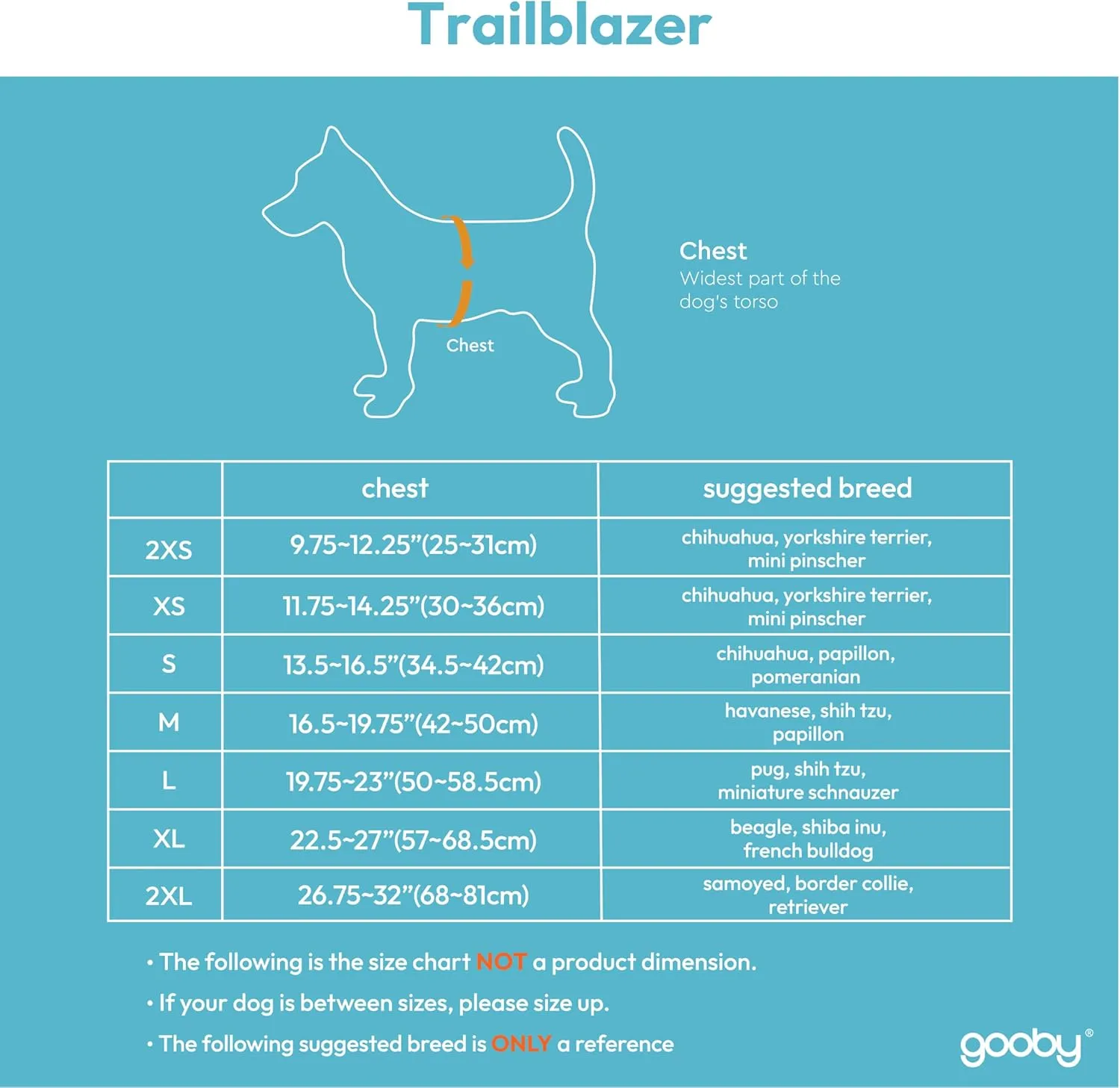Gooby Trailblazer Harness - Adobe, Small - Shock Absorbing Dog Harness with No Pull Front and Dual Back Clips for Small Dog and Medium Dog