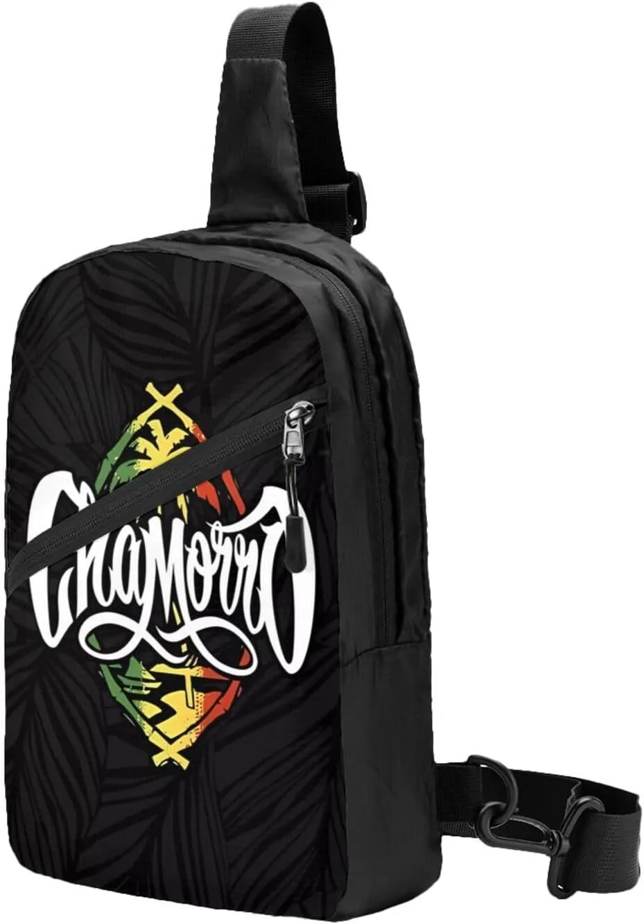 GUAM Chamorro Pride Flag Packable Crossbody Bag Portable Sling Bags Foldable Travel Daypack Reusable Sports Shoulder Backpack Diagonally Chest Bag for Workout