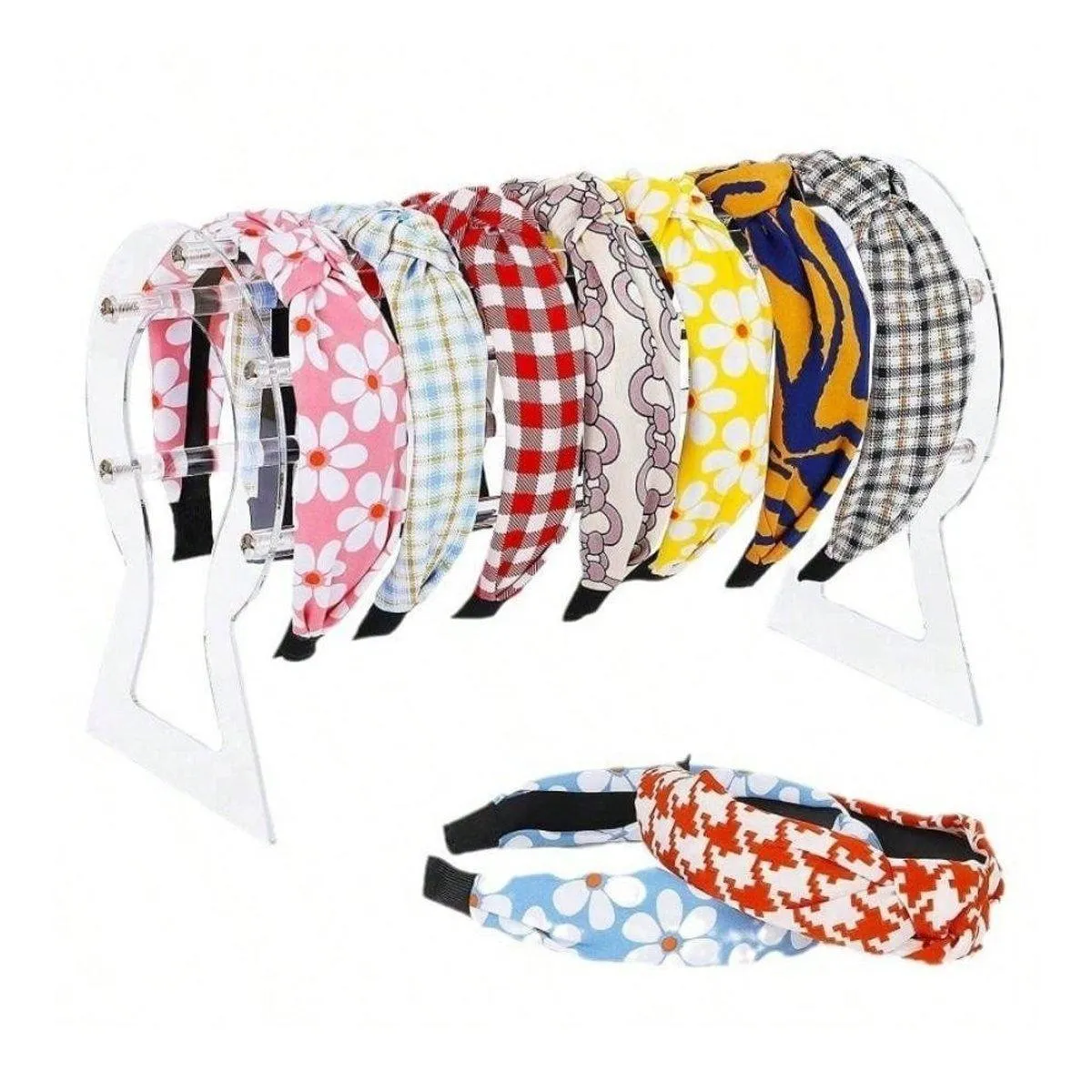 Hairband Display Stand Acrylic Hair Clip Storage Rack Headband Holder Hair Hoop