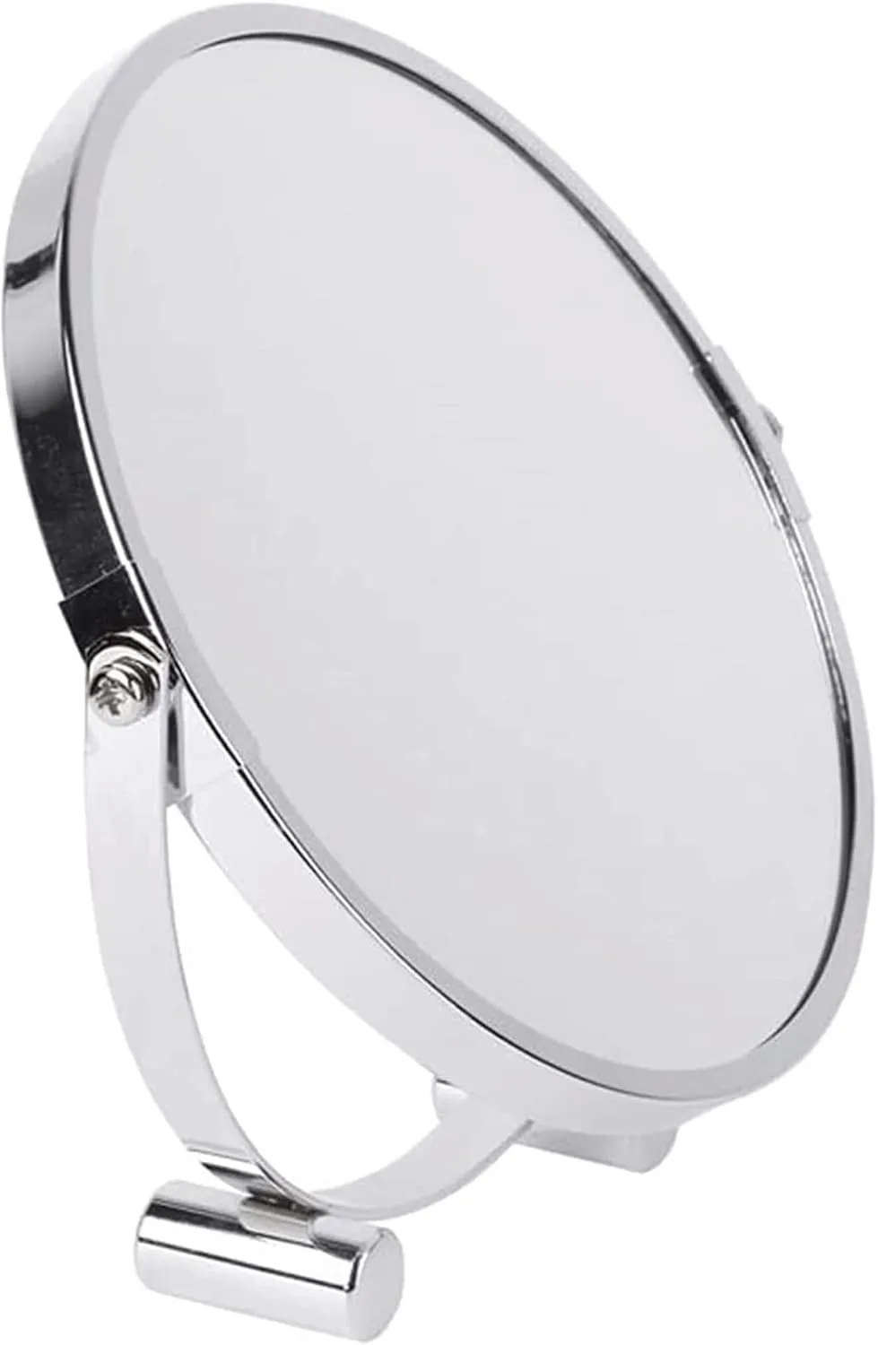 Hand Mirror, Mirror Double-Sided Makeup Mirror, 360° Swivel 6 Inch Vanity Mirror, Portable Simple High Definition Magnification Cosmetic Mirror Beautiful(10XMagnification)
