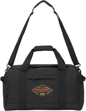 Harley-Davidson 120th Anniversary 20in Duffel Bag w/Detachable Shoulder Strap