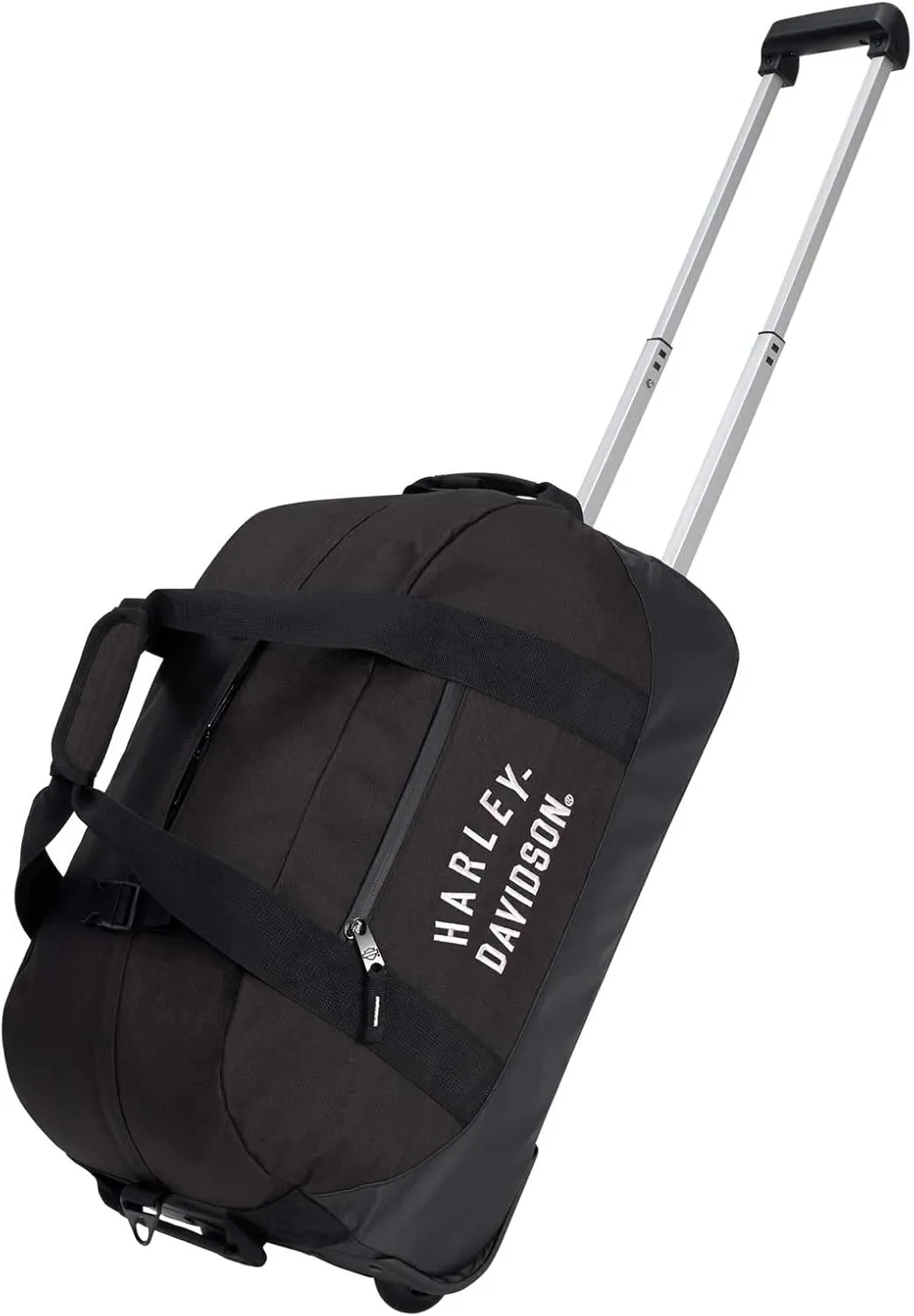 Harley-Davidson 21" Carry-On Rugged Twill Rolling Duffel Bag - Black (22")