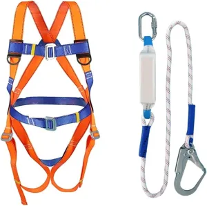 Harness Five Point Belt Single Hook High-Altitude Operation Belt Outdoor Climbing Training and Construction Safety