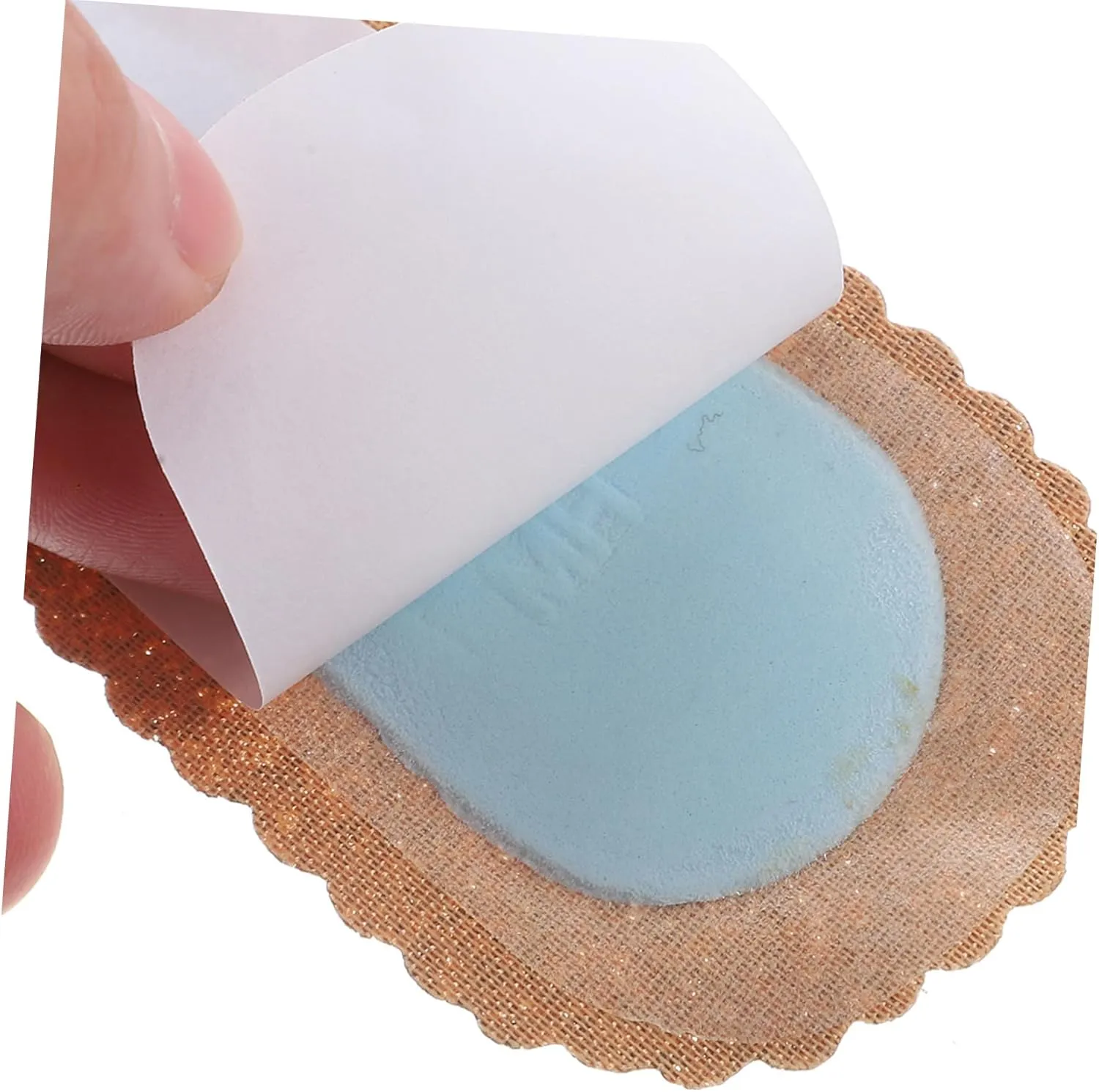 HEALLILY 2 Pairs Cork Cropped Insole Foot Sweat Pads Shoes Inserts Invisible Insoles Shoe Padding Inserts Cork Insoles Flat Foot Insoles for Women Sandal Insoles Heel Wedge Women's