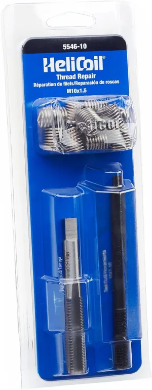 Heli-Coil 5546-10 M10 x 1.5 Metric Coarse Thread Repair Kit, Factory