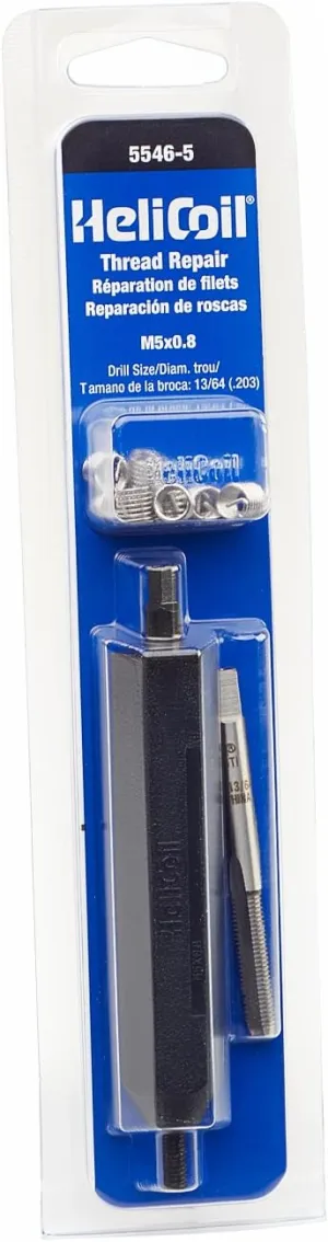 Heli-Coil 5546-5 M5 x 0.8 Metric Coarse Thread Repair Kit