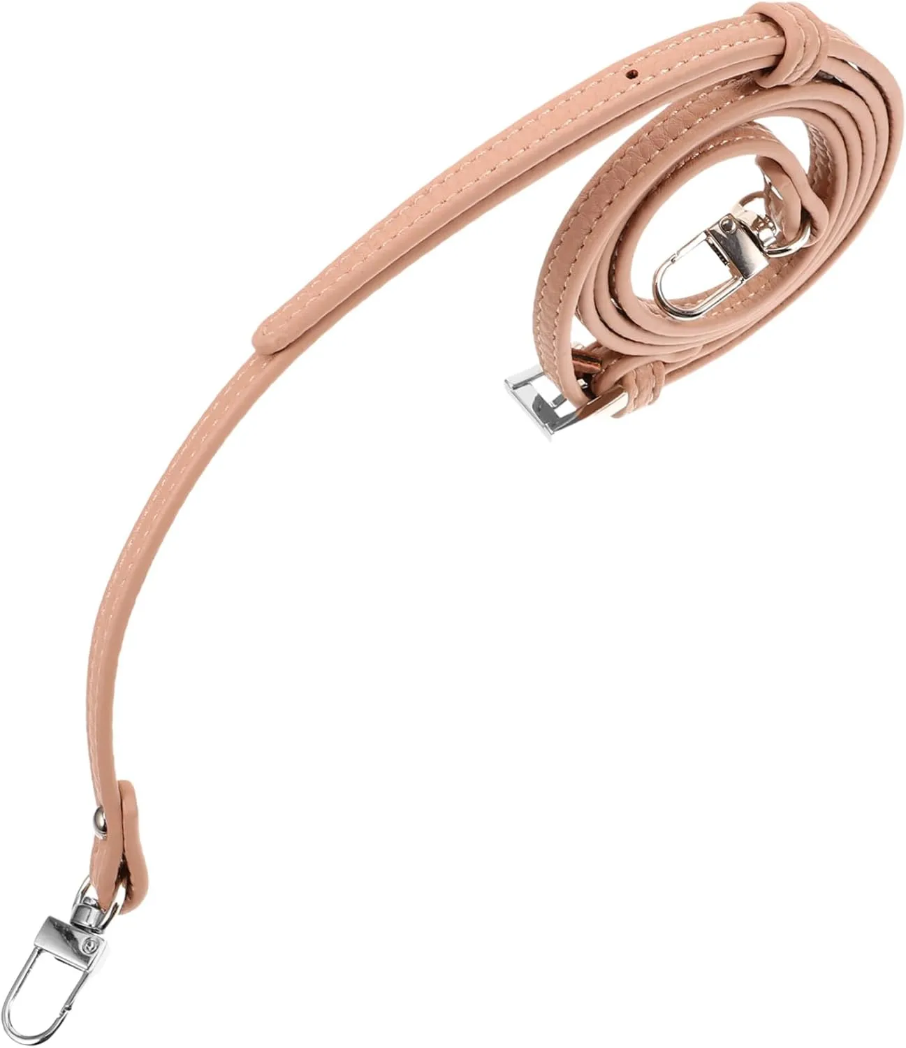 Homoyoyo 2pcs Leather Purse Strap Bag Shoulder Strap Replacement Light Adjustable Handbag Chain for Decorative Use