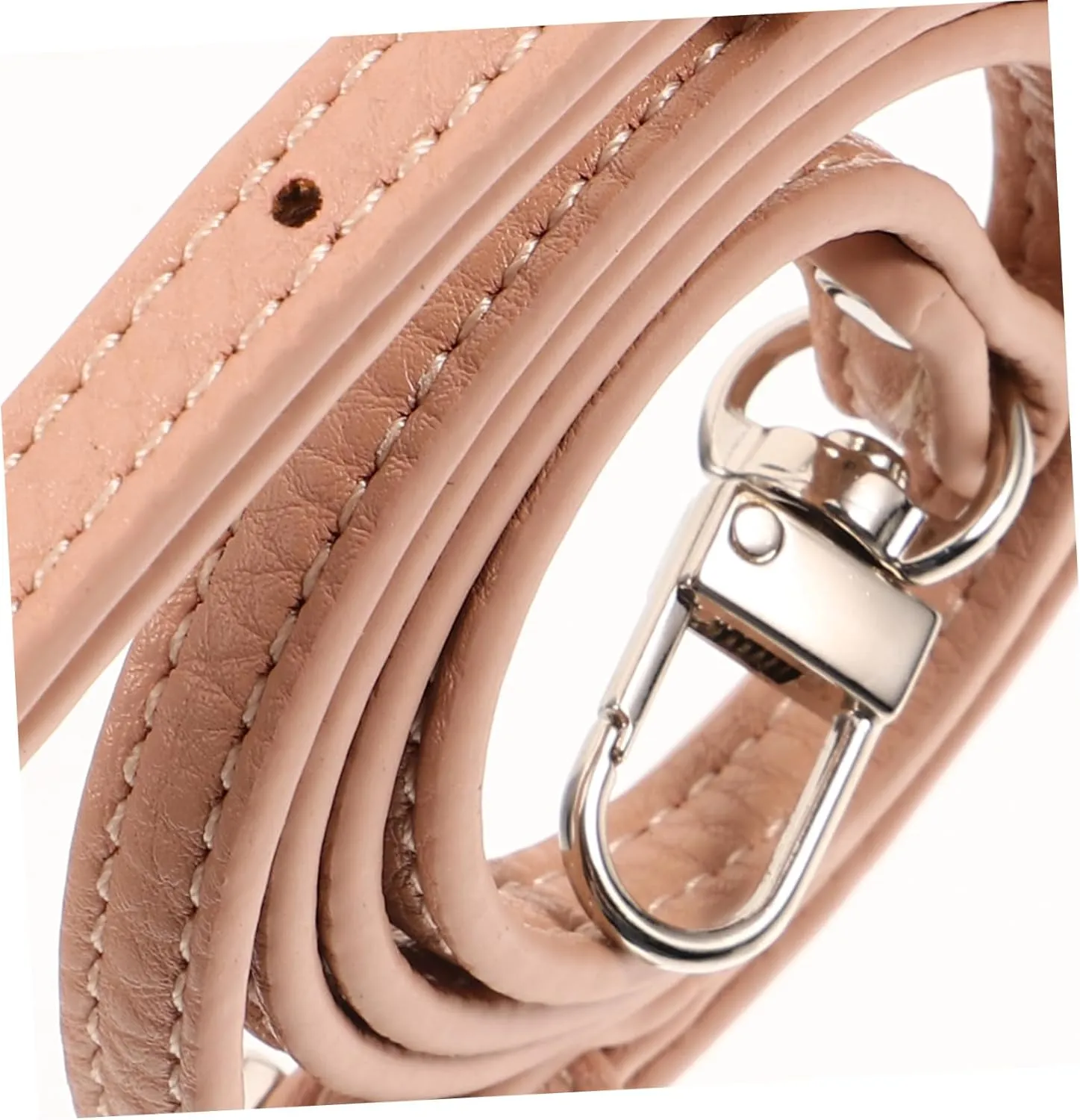 Homoyoyo 2pcs Leather Purse Strap Bag Shoulder Strap Replacement Light Adjustable Handbag Chain for Decorative Use