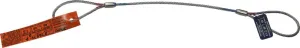 HSI 3/8" x 2' Flexible Cable-Laid Single-Leg Wire Rope Sling | 1.1 Ton Vertical Rated Capacity | Eye-to-Eye Flemish Loop Ends | EIPS 7x7x7