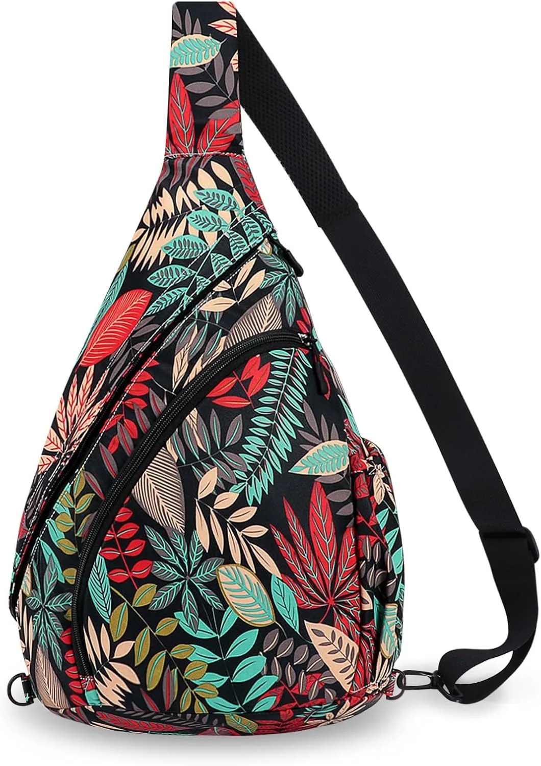 HUA ANGEL Crossbody Sling Bag for Men & Women Lightweight Waterproof Chest Shoulder Bag for Travel Hiking & Everyday Use