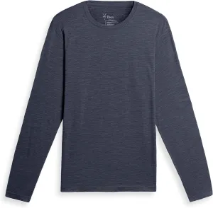 IBEX Merino Wool Paradox Long Sleeve Tee for Men | Lightweight & Breathable Solid Crew Neck Men's T-Shirt